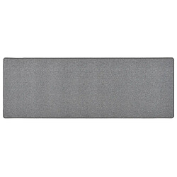 vidaXL Tapis de couloir Gris foncé 50x150 cm