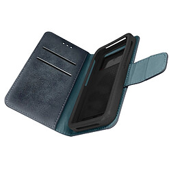 Avizar Etui Universel Smartphone 5,5 pouces avec Coque coulissante Porte-cartes bleu