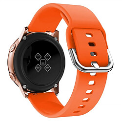 Bracelet en silicone 20mm orange pour votre Garmin Move Luxe/Move Style/Move 3/Move Venu