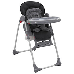 vidaXL Chaise haute pour bébé Gris