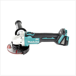 Makita DGA 504 T1J 18 V Meuleuse sans fil Ø 125 mm brushless + Coffret de transport MAKPAC + 1x Batterie BL 1850 5,0 Ah - sans Chargeur