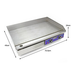 Avis Monstershop KuKoo Plaque de Cuisson Professionnelle Inox de 70cm