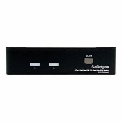 STARTECH Commutateur KVM 2 Ports DVI, USB et Audio - Switch KVM DVI Dual Link - 2560x1600 - 2 Ordinateur(s) - 1 Utilisateur(s)