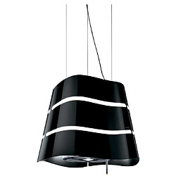 elica - wavebk/f51 elica - hotte décorative îlot 51cm 384m3/h inox/noir - wavebk/f51