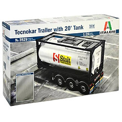 Italeri Maquette Camion Tecnokar Trailer With 20' Tank