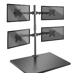 Lindy 40659 support d'écran plat pour bureau 71,1 cm (28") Vis Noir