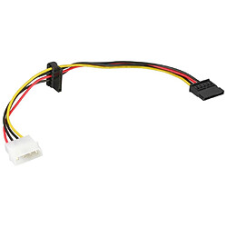 Câble de courant en interne, InLine®, 1x 5,25"" à 2x 15pin SATA, 0,30m