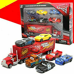 Universal 7pcs/set Voiture 2 Lightning McQueen Racing Mark Truck Jouets pour enfants.(Coloré)