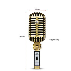 Avis Yonis Microphone Vintage Style Haute Sensibilité