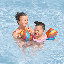 Avis Bestway Brassards Gonflables Textile Doux Sécurité Bébé Couleur Assortie UPF 50+ 38x16,5 cm +3 à 6 Ans Plage et Piscine 32183