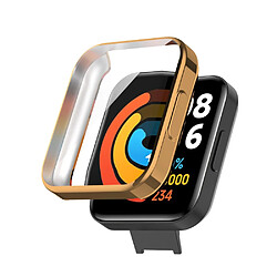 Coque en TPU anti-scratch, électroplaqué, or rose pour votre Xiaomi Redmi Watch2/Redmi Horloge 2