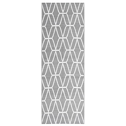 vidaXL Tapis d'extérieur Gris 80x250 cm PP