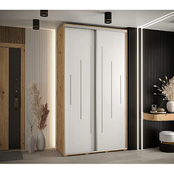 Abiks Meble Armoire Davos 12 À Portes Coulissantes 235,2/130/45 2 Portes