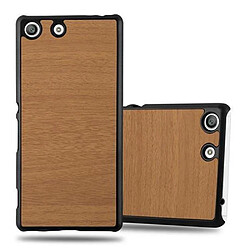 Cadorabo Coque Sony Xperia M5 Etui en Marron