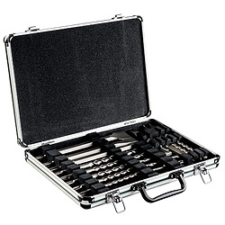 Metabo Set de forets/burins SDS-plus ""SP"", 17 pièces, dans un coffret en aluminium - 628414000