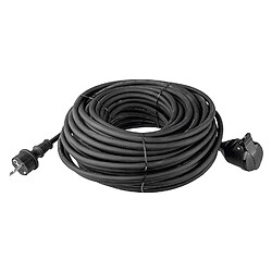 EMOS Rallonge électrique 5 m Schuko en Caoutchouc pour l'extérieur IP44, H07RN-F3G 1,5 mm2