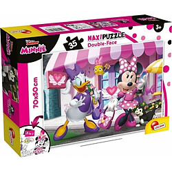 Avis Lisciani, Maxi Puzzle pour enfants à partir de 3 ans, 35 pièces, 2 en 1 Double Face Recto / Verso avec le dos à colorier - Disney Minnie 74136