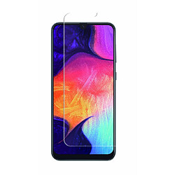 Muvit Verre de protection d'écran pour Samsung Galaxy A70 Plat Anti-rayures Transparent