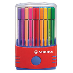 Stylo feutre Stabilo Pen 68 couleurs assorties - Chevalet de 20