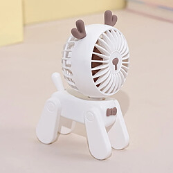 (Style) Mini Ventilateur Portatif De Style De Conception De Bureau De Dessin Animé Mignon Avec Chargement d'alimentation Usb