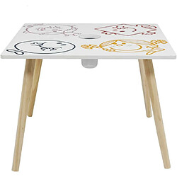 Avis Table pour enfants avec pot à crayon intégré Monsieur Madame.