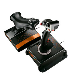 Blade FR-TEC Levier et Accélérateur Raptor Mach1 Hotas Compatible PC - Joystick et Accélérateur - Contrôle de Vitesse - Configuration Personnalisée - 3 Switch Mémoire - Capteur Electromagnétique - Couleur Noir