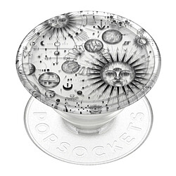 Popsockets PlantCore Grip Cosmic Sun Poignée Support Fixation adhésive Écologique Transparent