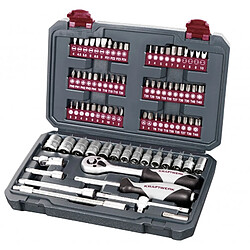 Coffret de douilles Basic-Line 1/4"" 82 pcs KRAFTWERK