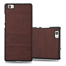 Cadorabo Coque Huawei P8 LITE 2015 Etui en Marron