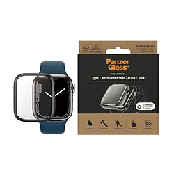 PanzerGlass Panzer Glass Protection d'écran pour Apple Watch Séries 7 / 8 45mm Oléophobe Full Body Noir