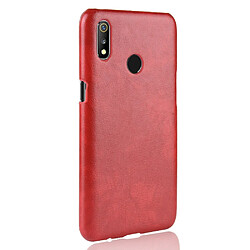 Avis Wewoo Coque antichoc Litchi PC + PU pour OPPO Realme 3 rouge