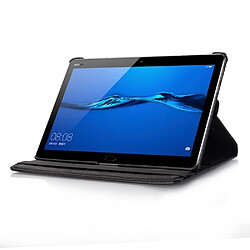 Etui en PU avec support noir pour votre Huawei MediaPad M5 lite 10/C5 10