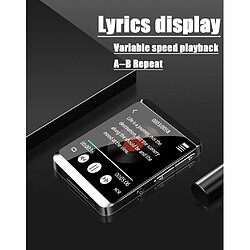 Universal Suisse M5 Bluetooth MP3 Player Full Touch Screen 8 Go Sport Clip Mini Music MP3 avec FM, Enregistrement, Ebook, Horloge, Podomètre Lecteur MP3 pas cher