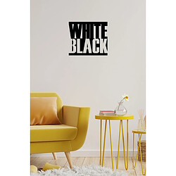 Acheter EPIKASA Décoration Murale en Métal White Black