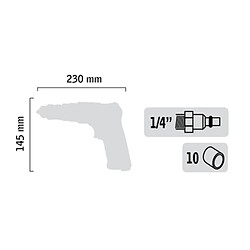 Général Pneumatic Perceuse pneumatique réversible 13 mm Général pneumatique GP2324A