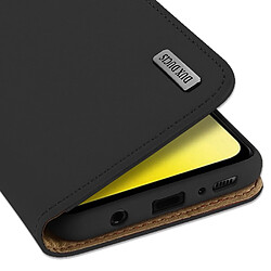 Avis Dux Ducis Etui en cuir véritable Wish Series stand (certifié cnas/cma) noir pour votre Samsung Galaxy S10e