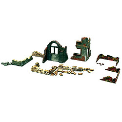 Italeri Accessoires de décor de guerre 1/72 : Murs et ruines : Set 1