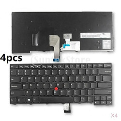 Clavier Américain 4 Pièces Pour Lenovo