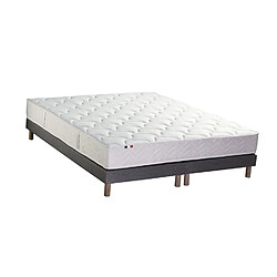 Idliterie Ensemble Matelas Ressorts 5 Zones ETOILE + Sommier - Made in France