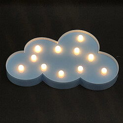 Avis Wewoo Guirlande LED Style de commutateur Forme de nuage Nuit Lampe de chevet chaude de table