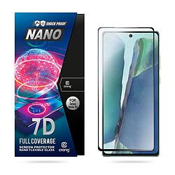 Crong 7D Nano Flexible Glass - Protecteur d'écran hybride à couverture complète 9H Samsung Galaxy Note 20