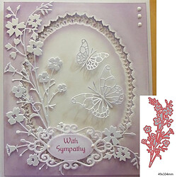 Wewoo Petite fleur décoration couteau moule bricolage coupe livre album carte de voeux faisant le pas cher