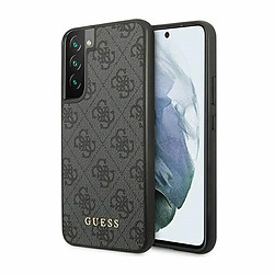 Guess Maroquinerie Guess 4G Metal Logo - Coque pour Samsung Galaxy S23 (Gris)