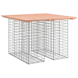 Maison Chic Banc jardin| Banc d'extérieur | Chaise design gabion 100x102x72 cm bois massif de douglas -GKD26755