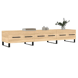 Avis Maison Chic Meuble TV scandinave - Banc TV pour salon chêne sonoma 150x36x30 cm bois d'ingénierie -MN63616