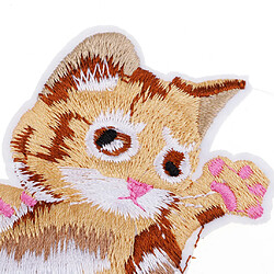 Acheter bricolage animal chat broderie coudre sur patch badge vêtements tissu applique