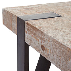 Acheter Mendler Table Basse de Salon HWC-A15b, Sapin Bois Massif Rustique 40x120x60cm