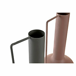 Avis Vase DKD Home Decor 16 x 16 x 38 cm Aluminium (2 Unités)