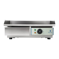 Helloshop26 Plancha grill électrique lisse 55cm 1 x 3.0 Kw acier inox professionnel jardin barbecue 3614033