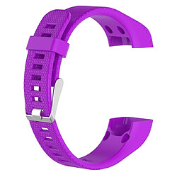 Wewoo Bracelet pour montre connectée en silicone avec Smartwatch Garmin Vivosmart HR + violet